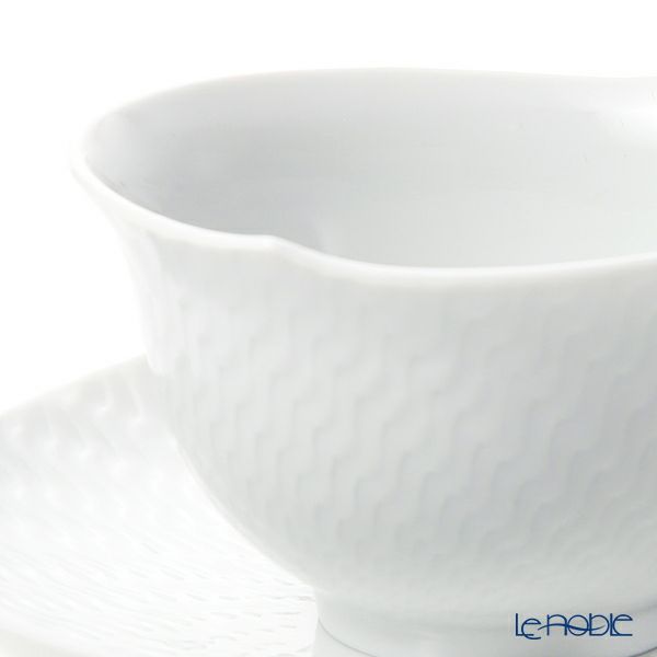 マイセン（Meissen） 波の戯れホワイト 000001／29633 ティーカップ＆ソーサー 170ml