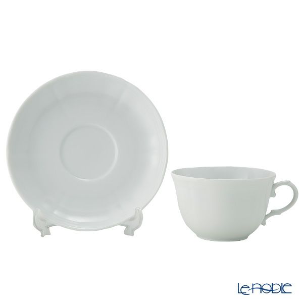 ジノリ1735／リチャード ジノリ（GINORI 1735／Richard Ginori） アンティコ ホワイト ブレックファーストカップ＆ソーサー 315ml