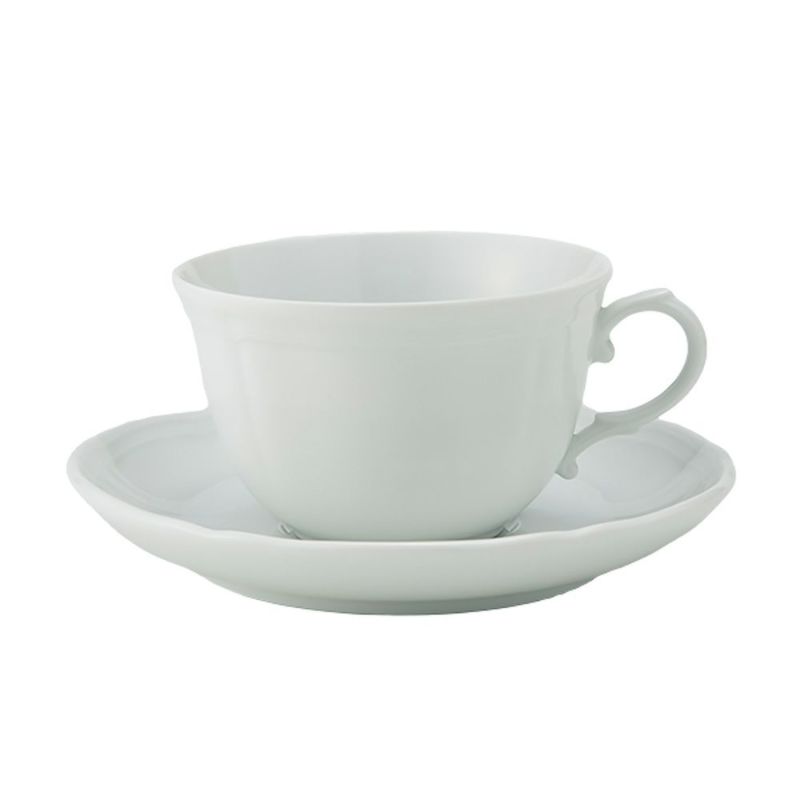 ジノリ1735／リチャード ジノリ（GINORI 1735／Richard Ginori） アンティコ ホワイト ブレックファーストカップ＆ソーサー 315ml