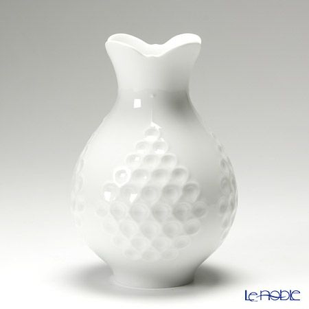 マイセン（Meissen） ホワイトレリーフ 000001／50167 ベース（花瓶）