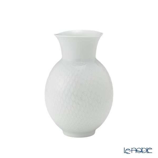 マイセン（Meissen） 波の戯れホワイト 000001／50226 ベース（花瓶） 50226