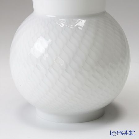 マイセン（Meissen） 波の戯れホワイト 000001／50310 ベース（花瓶） 30cm