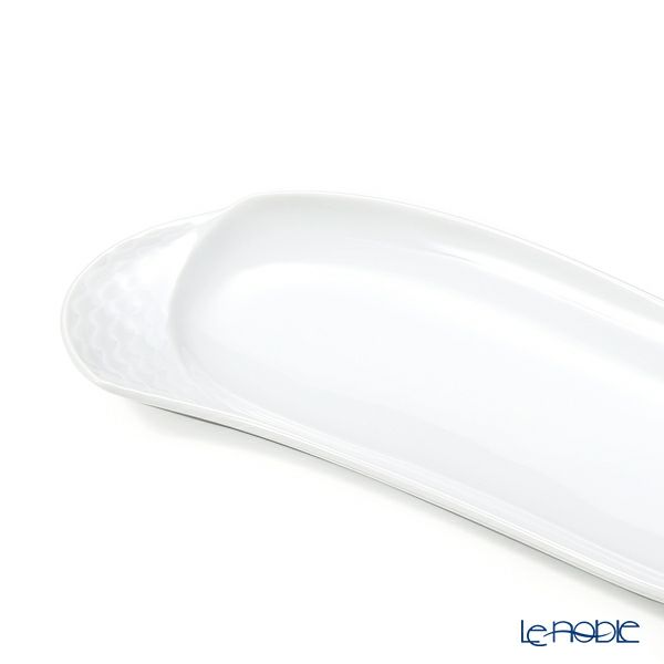 マイセン（Meissen） 波の戯れホワイト 000001／53256 トレイ 25cm