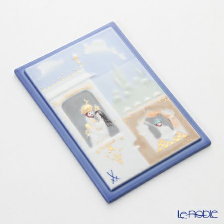 マイセン（Meissen） 陶板 千夜一夜 930011／9p312 塔の上の王子様と王妃 15×10cm