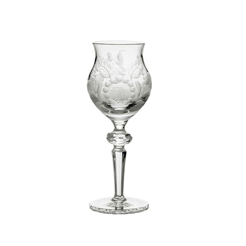 マイセン（Meissen） マイセンクリスタル オーキッド OR／06／1 赤ワイン 18.6cm／170ml