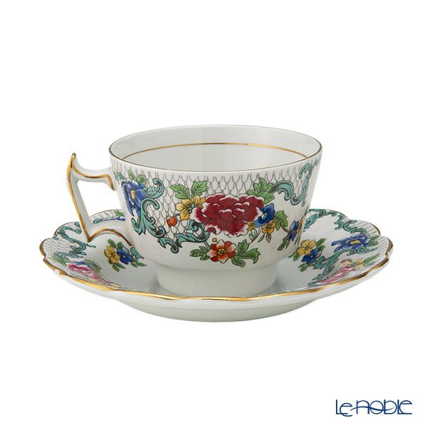 【1点限り】英国ヴィンテージ ブース フローラドラ 金彩 トリオセット