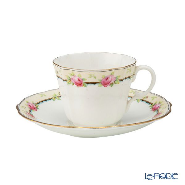 【1点限り】英国ヴィンテージ エインズレイ 小さなバラ柄 トリオセット