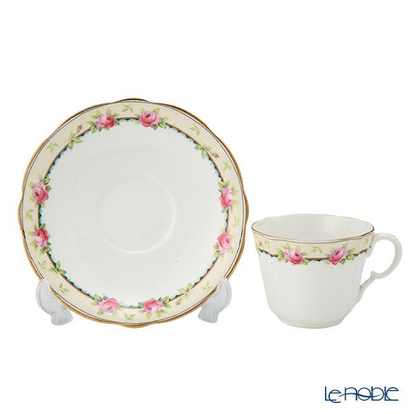 【1点限り】英国ヴィンテージ エインズレイ 小さなバラ柄 トリオセット