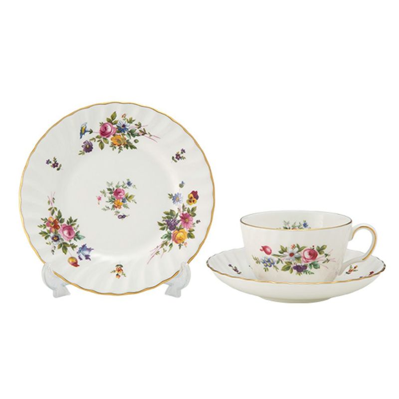 【1点限り】英国ヴィンテージ ミントン マーロウ トリオセット