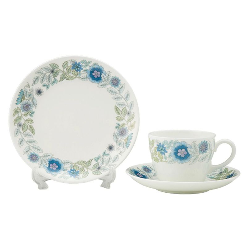 英国ヴィンテージ ウェッジウッド クレメンタイン トリオセット