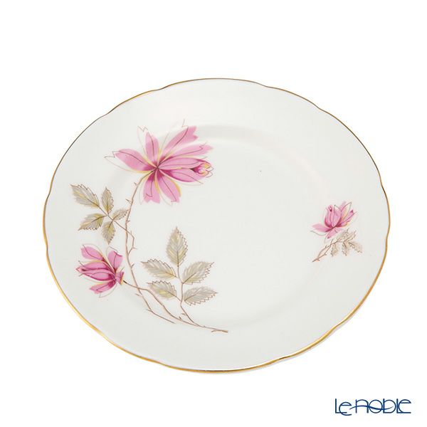 【1点限り】英国ヴィンテージ オールドロイヤル 濃いピンク花 トリオセット