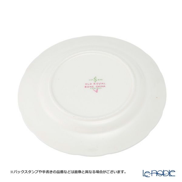 【1点限り】英国ヴィンテージ オールドロイヤル 濃いピンク花 トリオセット