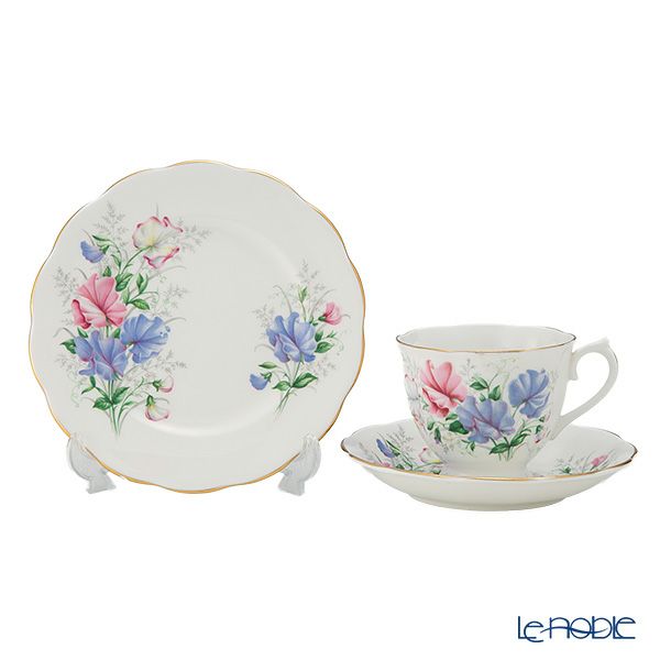 【1点限り】英国ヴィンテージ ロイヤルアルバート スイートピー トリオセット