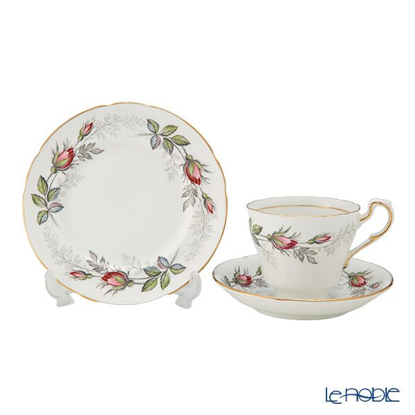 【1点限り】英国ヴィンテージ パラゴン ブライダルローズ トリオセット