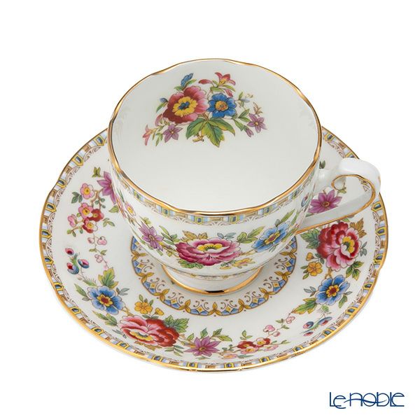 【1点限り】英国ヴィンテージ グラフトン チャイナ マルバーン 金彩 トリオセット