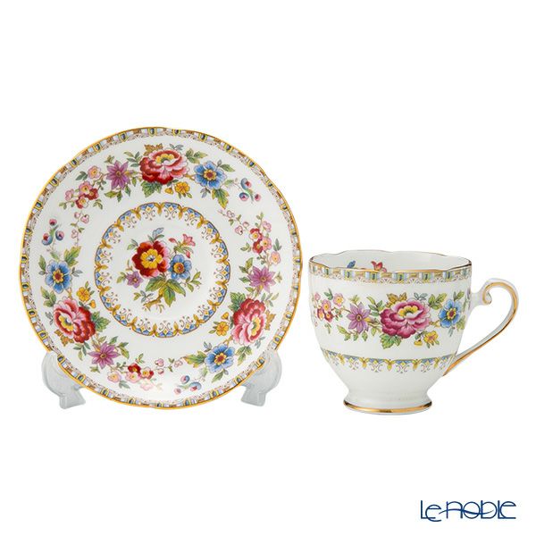 【1点限り】英国ヴィンテージ グラフトン チャイナ マルバーン 金彩 トリオセット