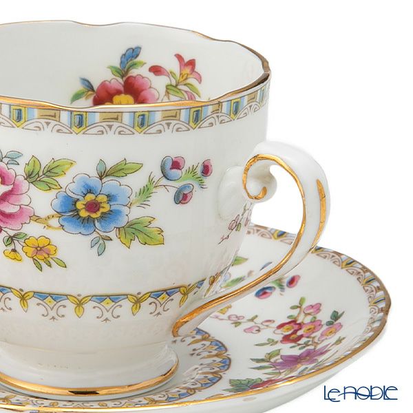 【1点限り】英国ヴィンテージ グラフトン チャイナ マルバーン 金彩 トリオセット