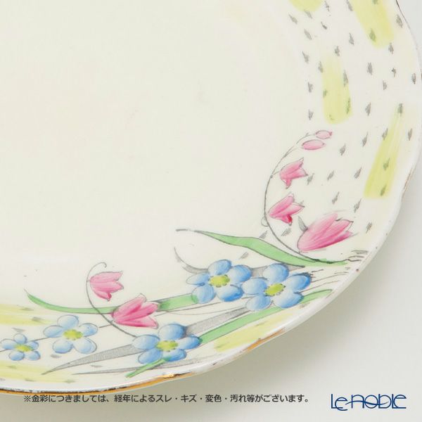 英国ヴィンテージ フォリーチャイナ 花柄 トリオセット