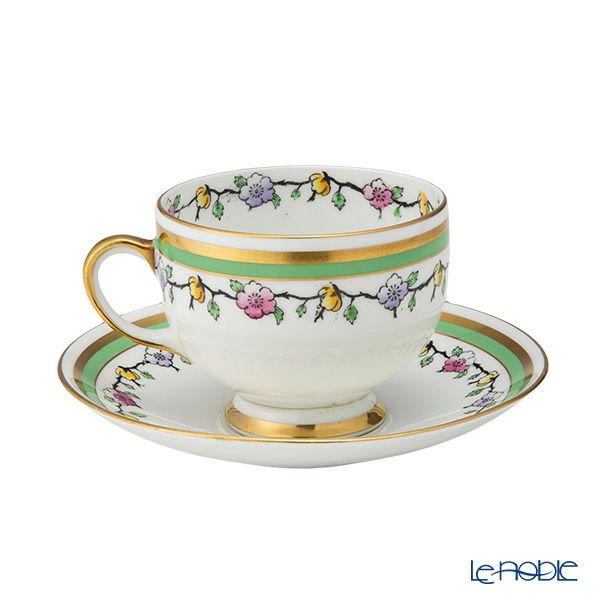 【1点限り】英国ヴィンテージ ロイヤルアルバート 手描き花柄 金彩 トリオセット B