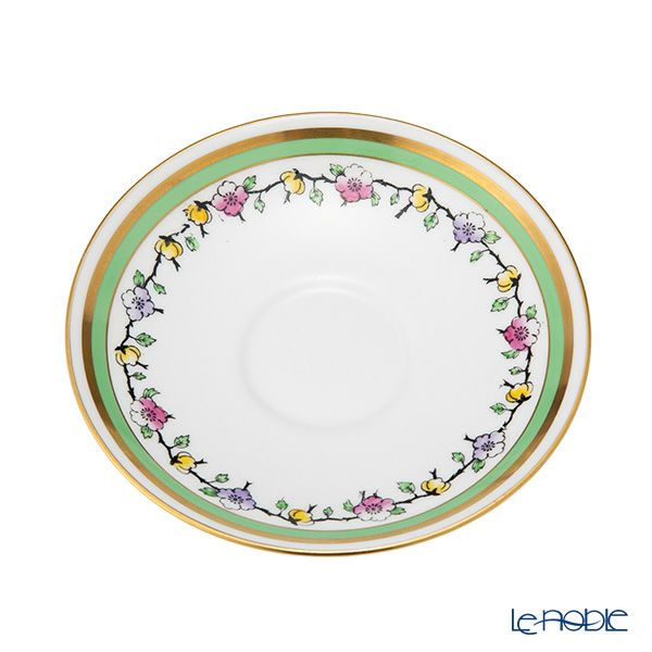 【1点限り】英国ヴィンテージ ロイヤルアルバート 手描き花柄 金彩 トリオセット B