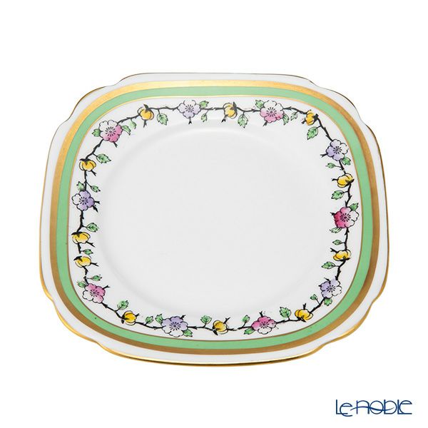 【1点限り】英国ヴィンテージ ロイヤルアルバート 手描き花柄 金彩 トリオセット B