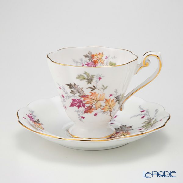 英国ヴィンテージ ロイヤルスタンダード オータムリーブス トリオセット