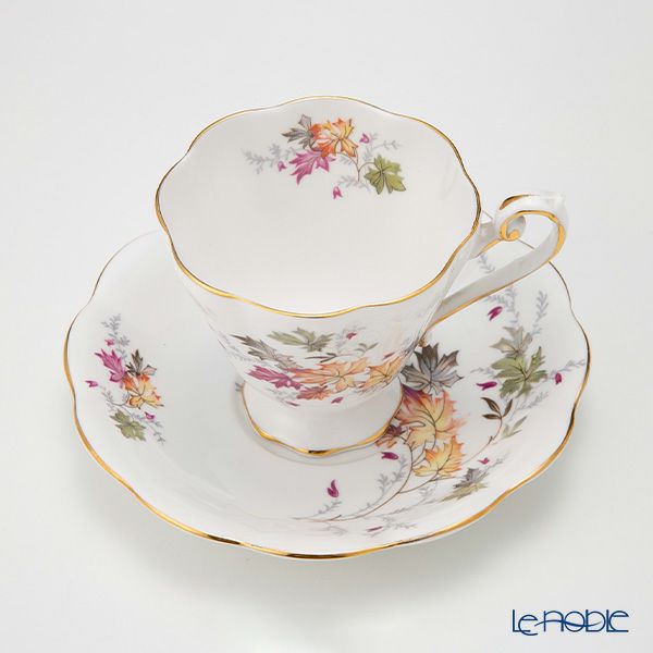 英国ヴィンテージ ロイヤルスタンダード オータムリーブス トリオセット