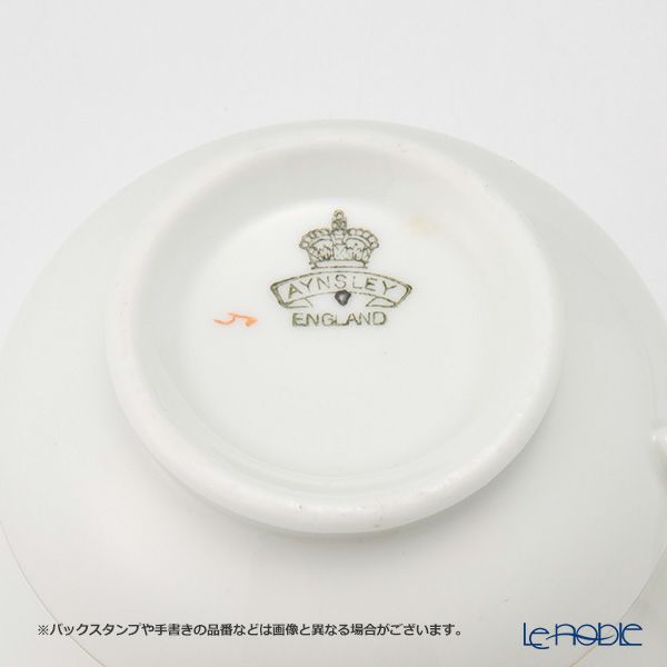 英国ヴィンテージ エインズレイ ブルーエッジローズ トリオセット