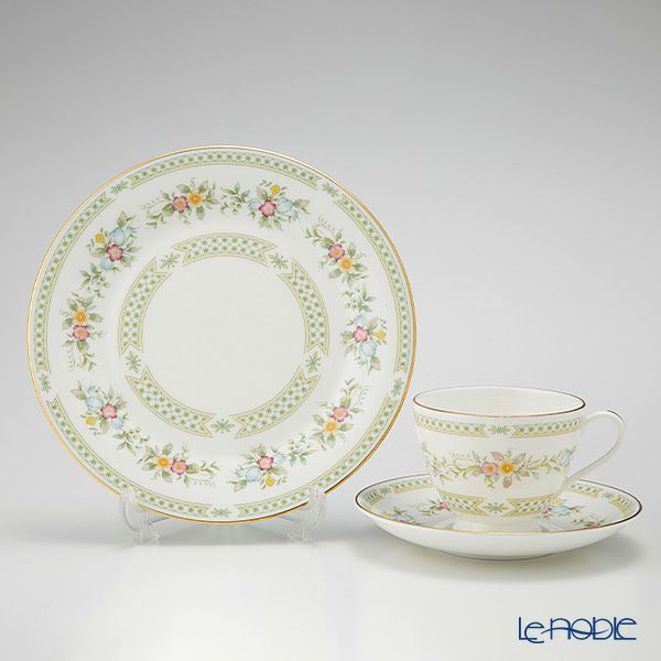 英国ヴィンテージ ミントン ブロードランズ トリオセット