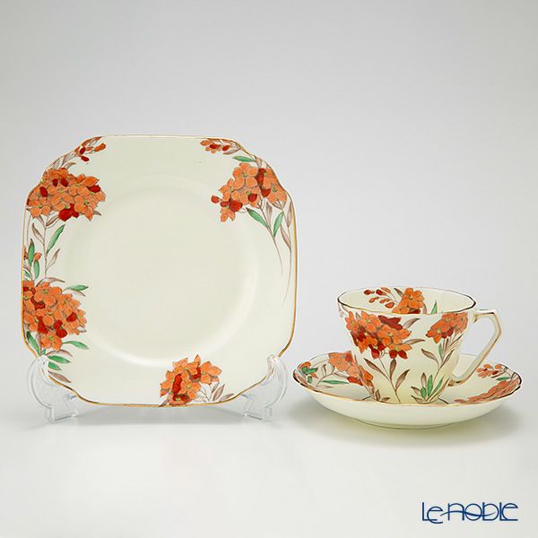 英国ヴィンテージ サミュエルラドフォード ジリフラワー トリオセット