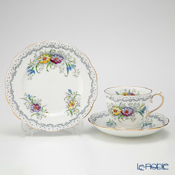 英国ヴィンテージ ロイヤルアルバート ジェム トリオセット