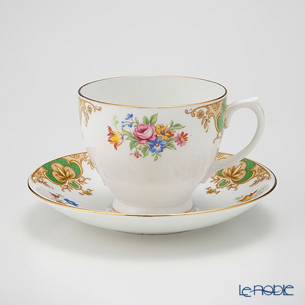 英国ヴィンテージ タスカン ウィンザー柄（バラ） トリオセット