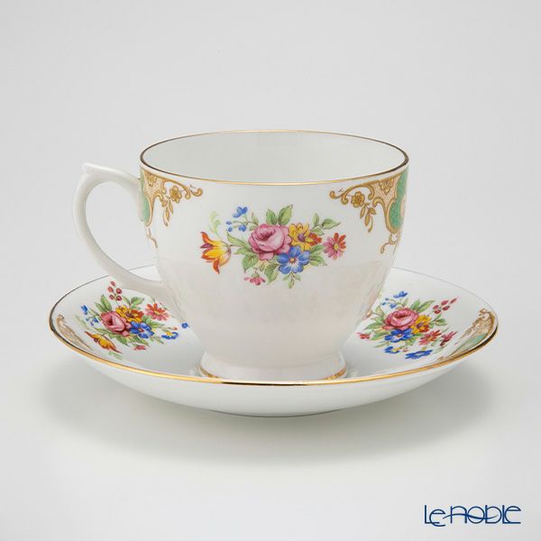 英国ヴィンテージ タスカン ウィンザー柄（バラ） トリオセット