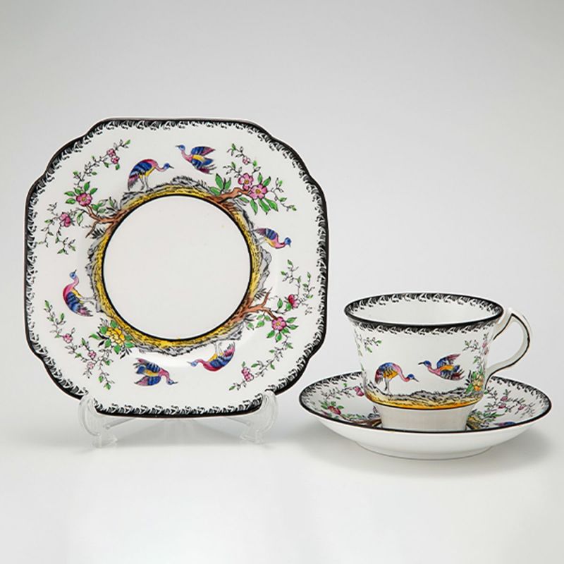 英国ヴィンテージ メルバ オリエンタルバード トリオセット