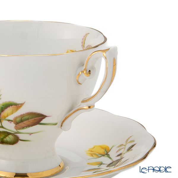 【1点限り】英国ヴィンテージ ロイヤルスタンダード 黄色のバラ トリオセット