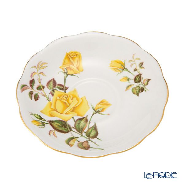 【1点限り】英国ヴィンテージ ロイヤルスタンダード 黄色のバラ トリオセット