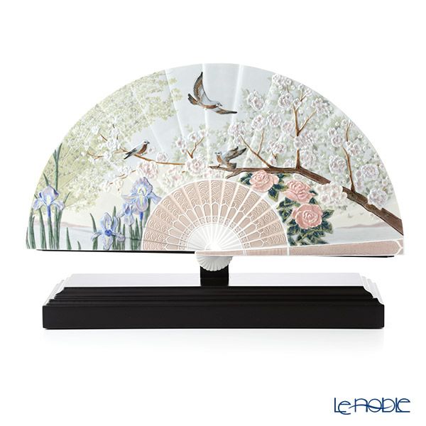 リヤドロ 扇・菖蒲と桜 01936 世界限定生産2000点