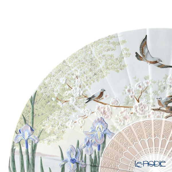 リヤドロ 扇・菖蒲と桜 01936 世界限定生産2000点