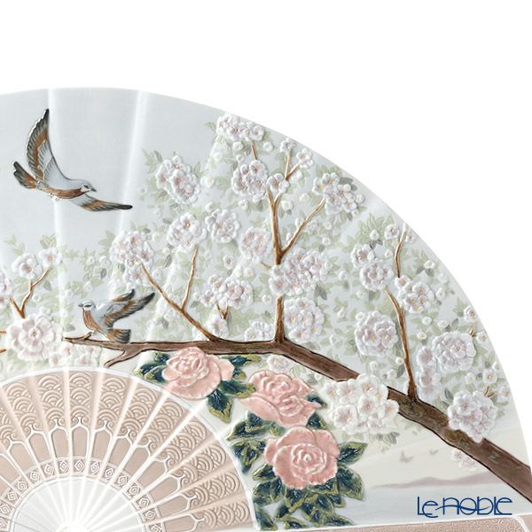 リヤドロ 扇・菖蒲と桜 01936 世界限定生産2000点