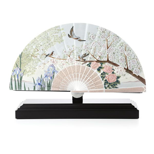 リヤドロ 扇・菖蒲と桜 01936 世界限定生産2000点