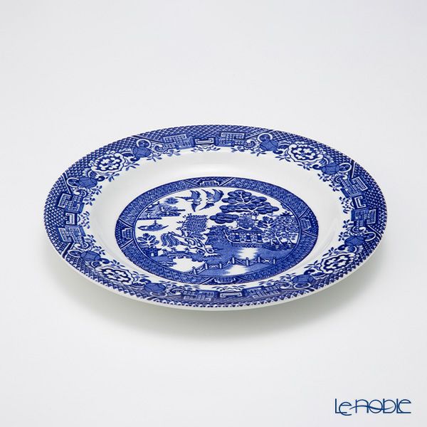 英国ヴィンテージ ウッドアンドサンズ ウィロー プレート