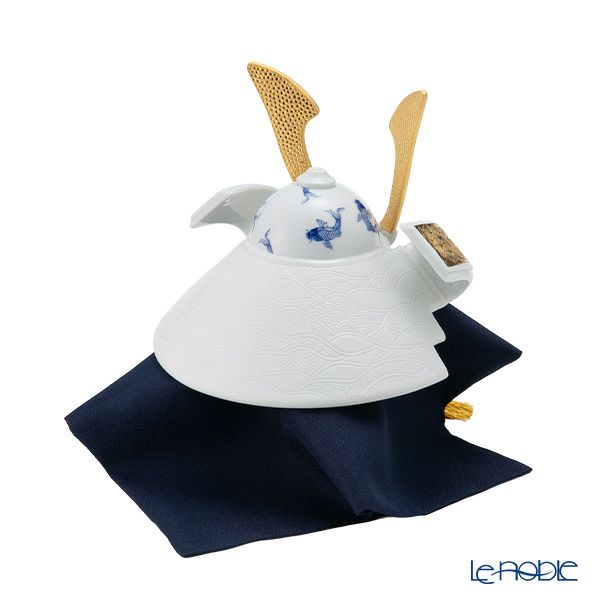 リヤドロ 兜 鯉 13053 21×17×25cm 木製台座・袱紗付（限定500体）