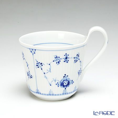 ロイヤルコペンハーゲン（Royal Copenhagen） ブルー フルーテッド プレイン ハイハンドルマグ 1101090／1017175