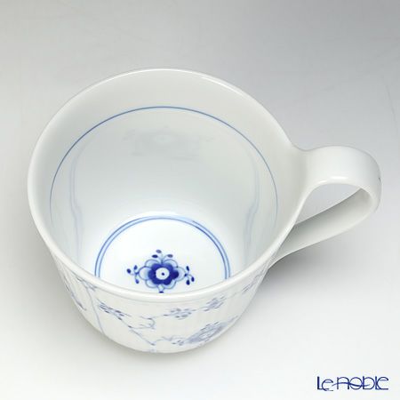ロイヤルコペンハーゲン（Royal Copenhagen） ブルー フルーテッド プレイン ハイハンドルマグ 1101090／1017175