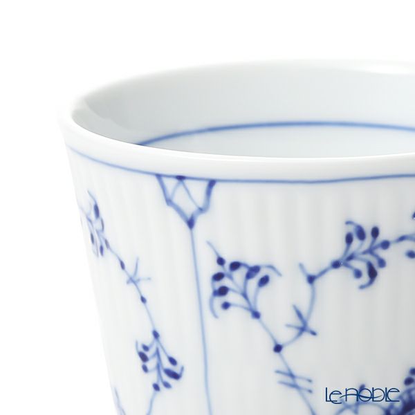 ロイヤルコペンハーゲン（Royal Copenhagen） ブルー フルーテッド プレイン ハイハンドル マグカップ 240ml 1101093／1056202