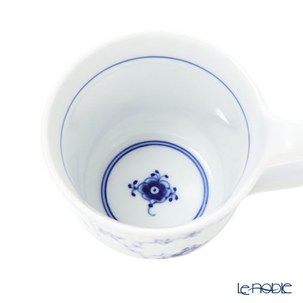 ロイヤルコペンハーゲン（Royal Copenhagen） ブルー フルーテッド プレイン ハイハンドル マグカップ 240ml 1101093／1056202