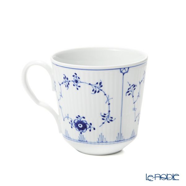 ロイヤルコペンハーゲン（Royal Copenhagen） ブルー フルーテッド プレイン マグカップ（M） 350ml 1101102／1017178