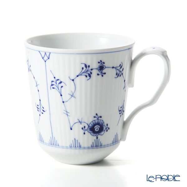 ロイヤルコペンハーゲン（Royal Copenhagen） ブルー フルーテッド プレイン マグ（L） 380ml 1101103／1017179