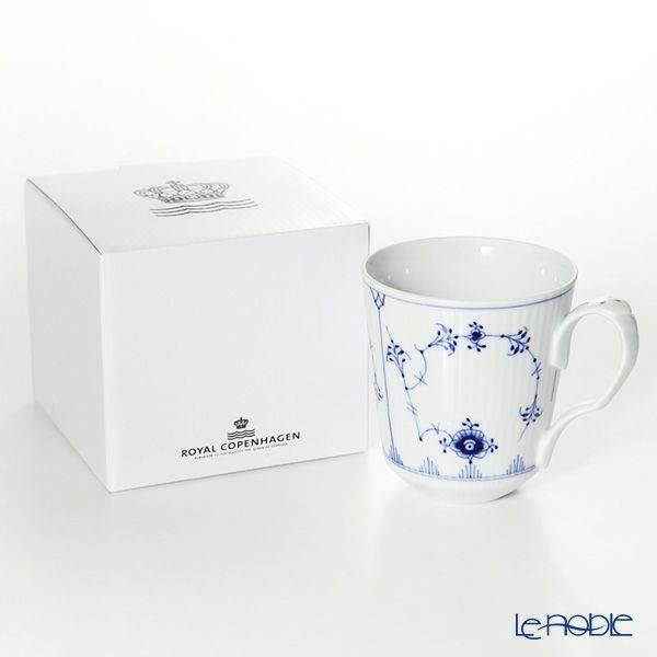 ロイヤルコペンハーゲン（Royal Copenhagen） ブルー フルーテッド プレイン マグ（L） 380ml 1101103／1017179