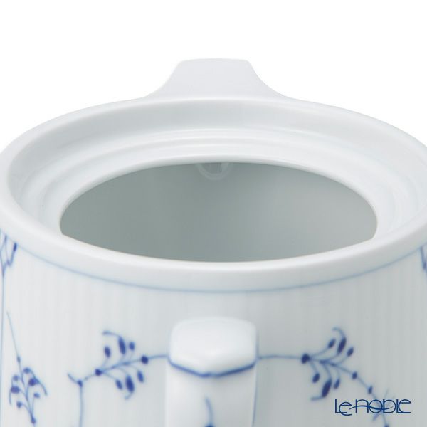 ロイヤルコペンハーゲン（Royal Copenhagen） ブルー フルーテッド プレイン ティーポット 600ml 1101129／1020516